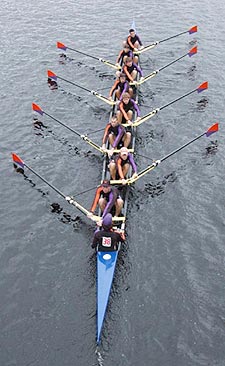The Hobart varsity eight