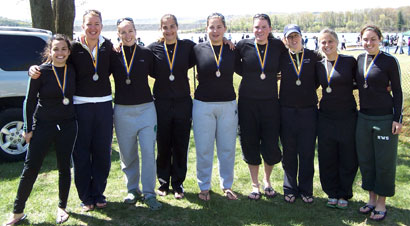 The gold medal winning Heron second varsity eight.