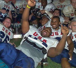 Alex Bell '05 and his teammates