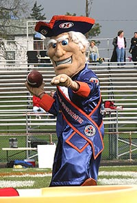 The Statesmen mascot